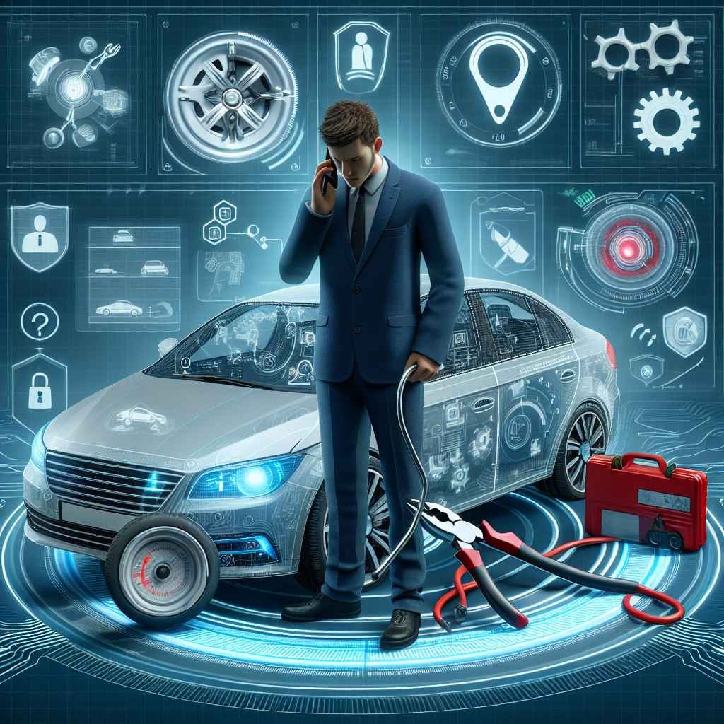 Auto s problemima u centralnom zaključavanju, dijagnostički alati i upute za popravak.