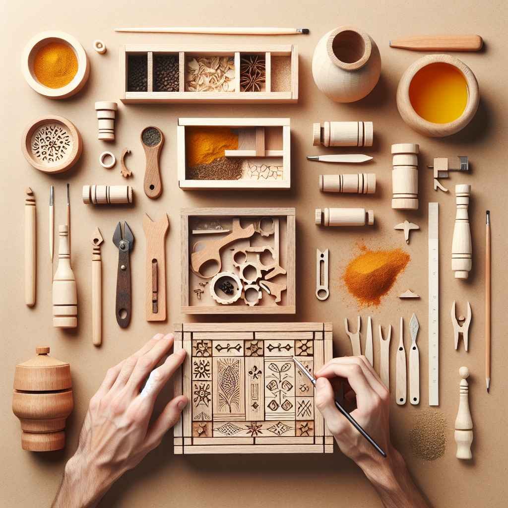 Izrada drvene kutije za začine: koraci, alati, materijali i završni dizajn.