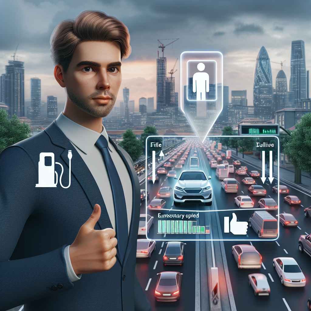 Slikoviti prikaz savjeta za uštedu goriva u gradskom prometu.