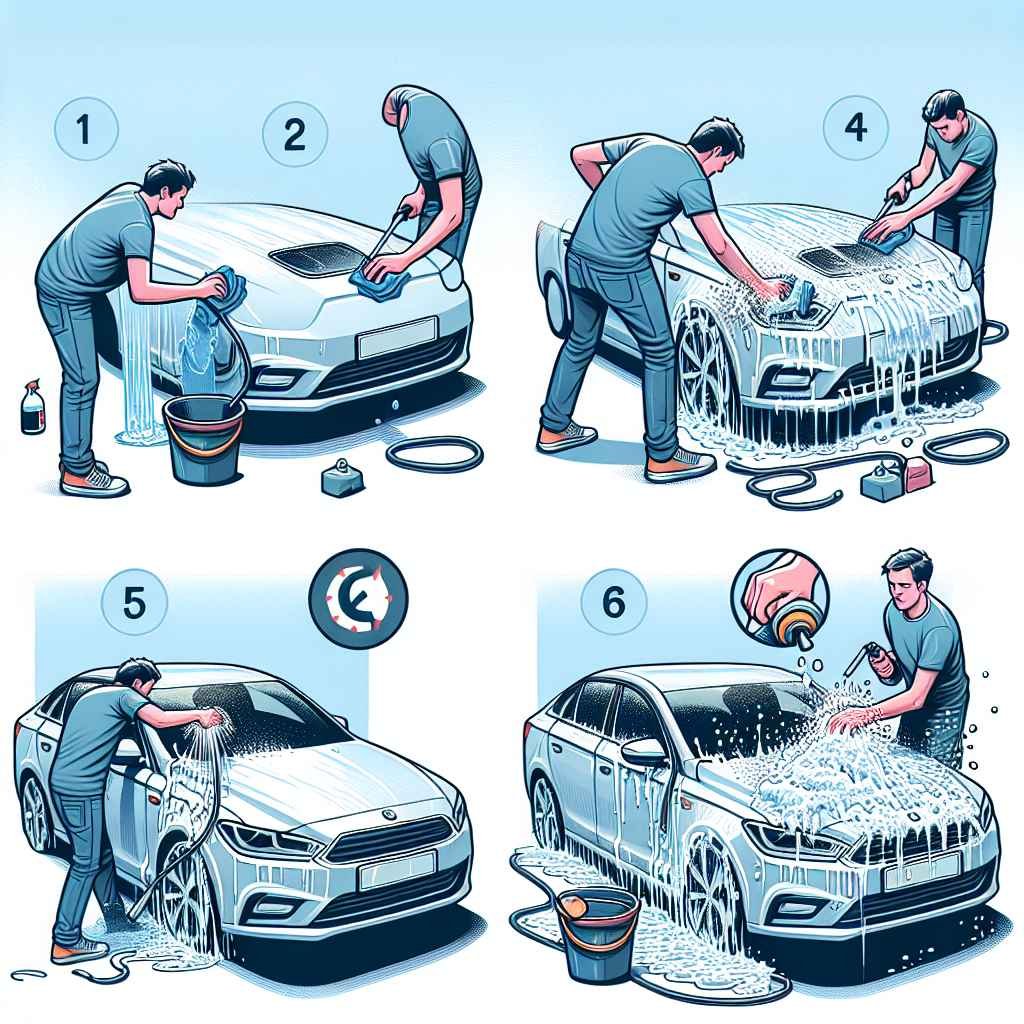 Upute za pranje automobila bez oštećenja laka korak po korak.