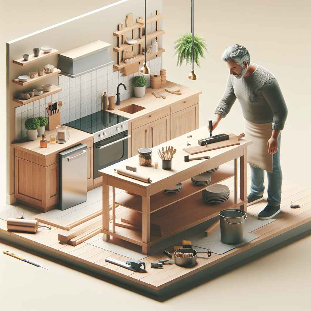 Uradi sam: Izrada funkcionalnog i estetskog kuhinjskog otoka kod kuće.